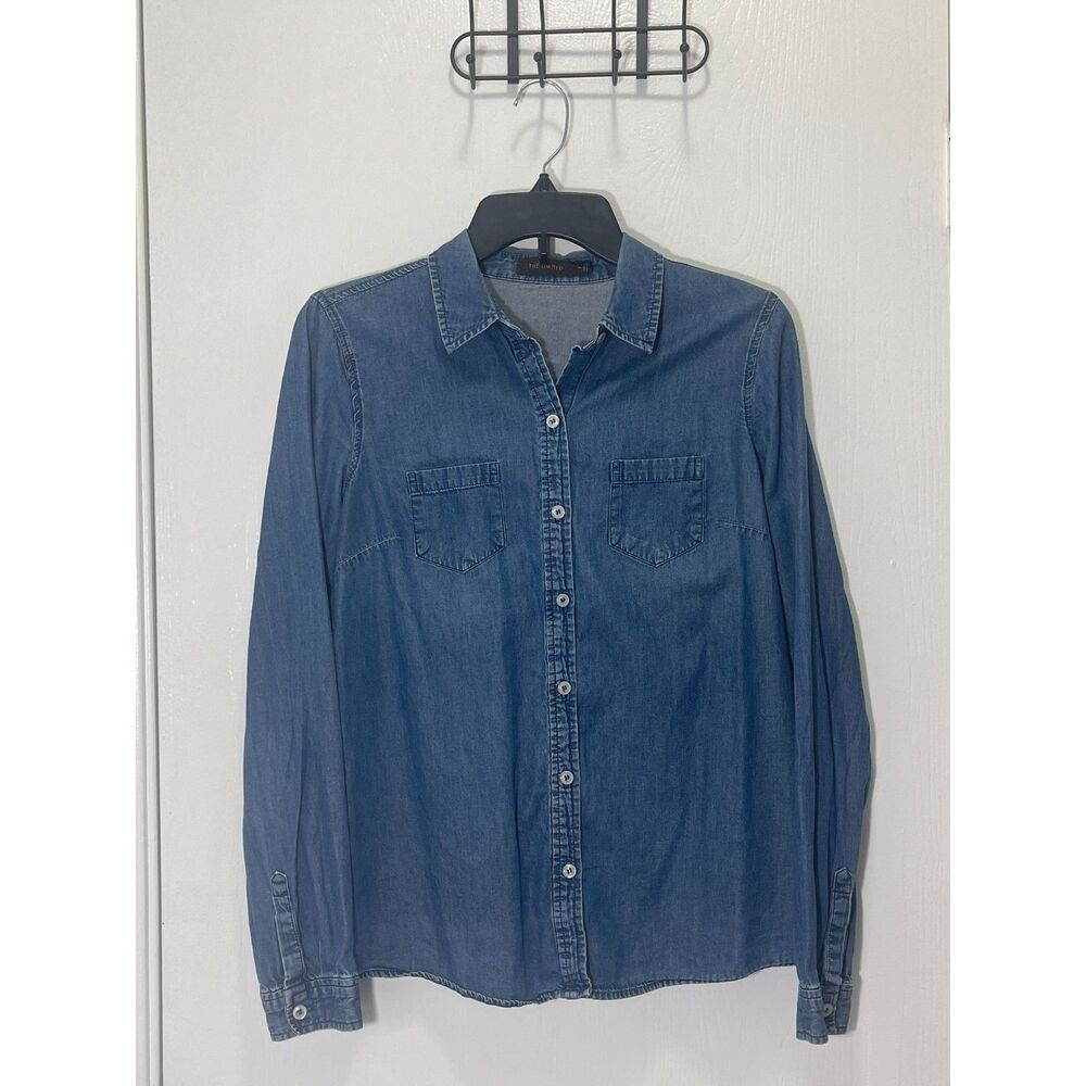 The Limited Women's Long Sleeve Denim Shirt